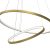 Pendant lamp ROTONDA GOLD 51W LED