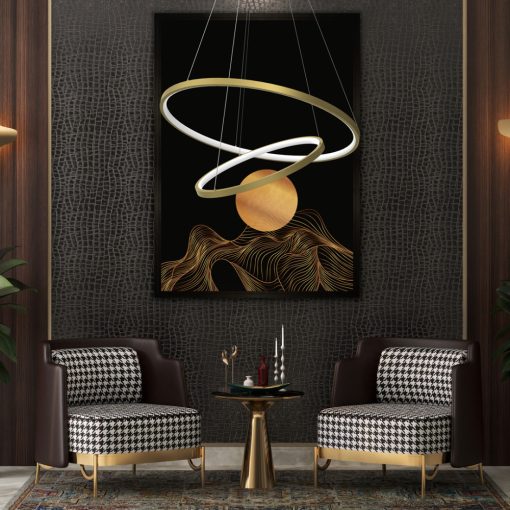 Pendant lamp ROTONDA GOLD 51W LED