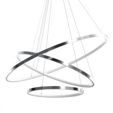 Pendant lamp ROTONDA CHROME 93W LED
