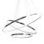Pendant lamp ROTONDA CHROME 93W LED