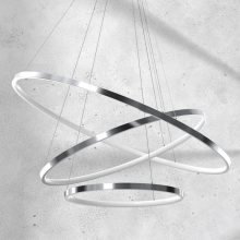 Pendant lamp ROTONDA CHROME 93W LED