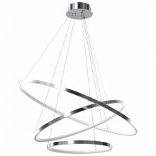 Pendant lamp ROTONDA CHROME 93W LED