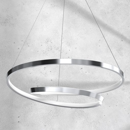 Pendant lamp LUCERO CHROME 48W LED