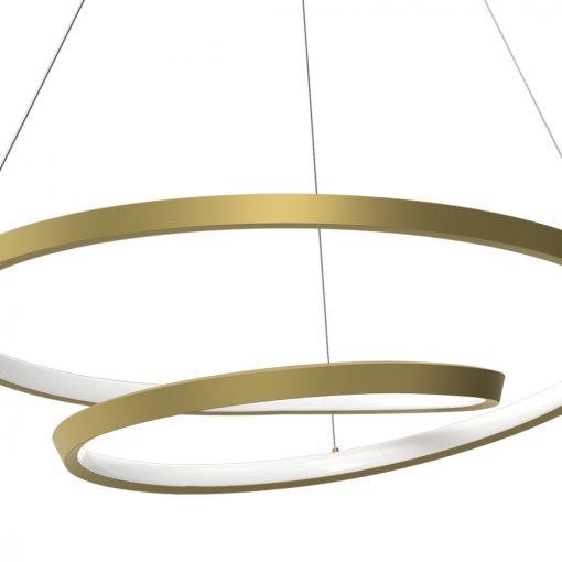 Pendant lamp LUCERO GOLD 48W LED
