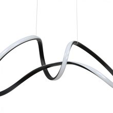 Pendant lamp TESORO BLACK 48W LED