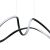 Pendant lamp TESORO BLACK 48W LED