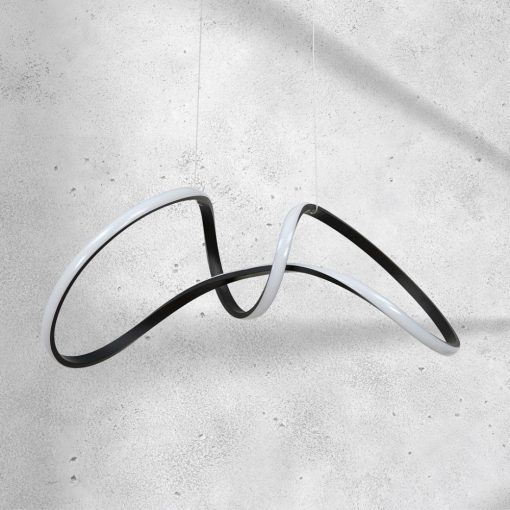 Pendant lamp TESORO BLACK 48W LED