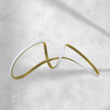 Pendant lamp TESORO GOLD 48W LED