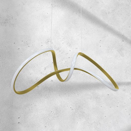 Pendant lamp TESORO GOLD 48W LED