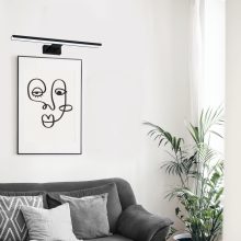 Wall lamp PINTO BLACK 12W LED 50cm