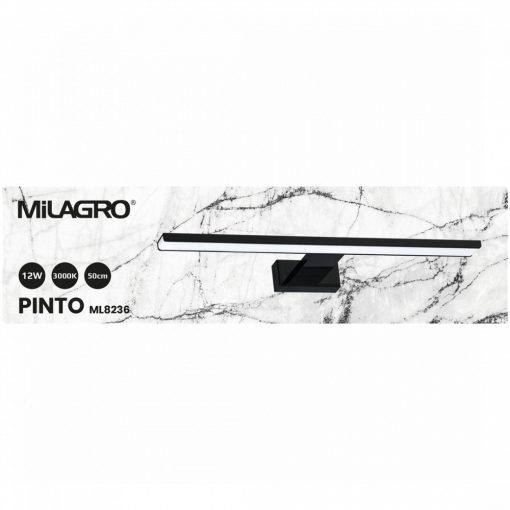 Wall lamp PINTO BLACK 12W LED 50cm