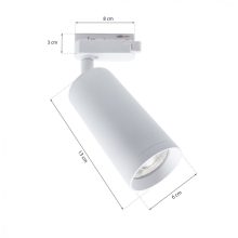 Busbar set  3xMica (GU10) + Runner 1,5m - WHITE
