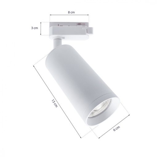 Busbar set  3xMica (GU10) + Runner 1,5m - WHITE
