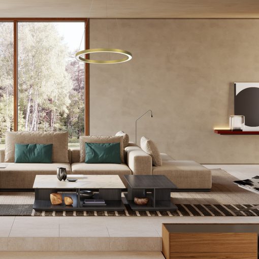 Pendant lamp GALAXIA GOLD 26W LED