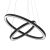 Pendant lamp GALAXIA BLACK 46W LED