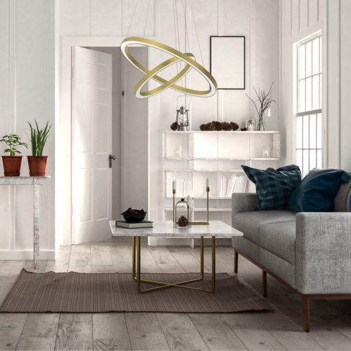 Pendant lamp GALAXIA GOLD 46W LED