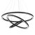 Pendant lamp GALAXIA BLACK 85W LED