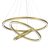 Pendant lamp GALAXIA GOLD 85W LED
