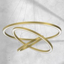 Pendant lamp GALAXIA GOLD 85W LED