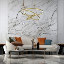 Pendant lamp GALAXIA GOLD 85W LED