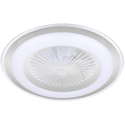 Ceiling lamp  LED ZONDA SILVER 48W with fan