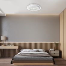 Ceiling lamp  LED ZONDA WHITE 48W with fan