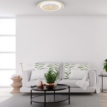 Ceiling lamp  LED ZONDA GOLD 48W with fan
