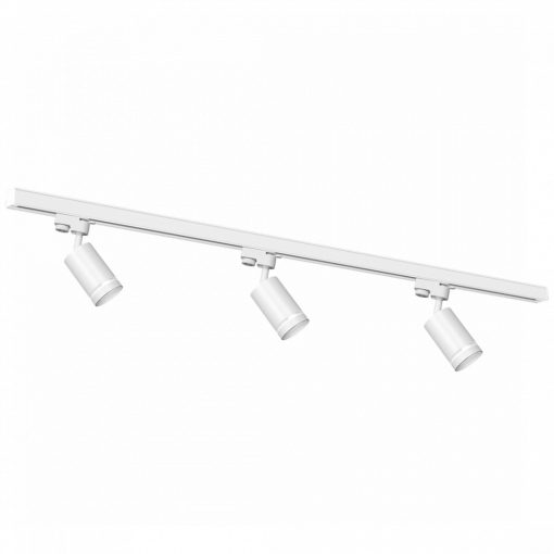 Busbar set  3xPipe Ring GU10 + Runner 1,5m - WHITE