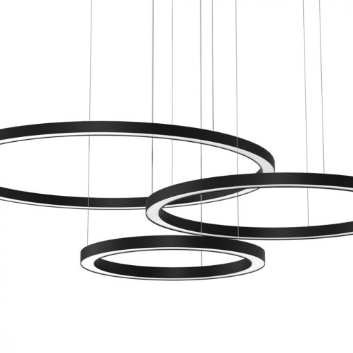 Pendant lamp GALAXIA BLACK 85W LED