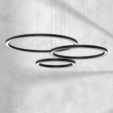 Pendant lamp GALAXIA BLACK 85W LED