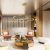 Pendant lamp GALAXIA GOLD 85W LED