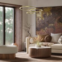Pendant lamp GALAXIA GOLD 85W LED