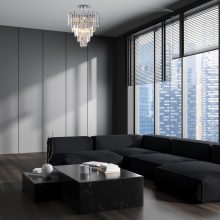 Ceiling  lamp MADISON CHROME 9xE14