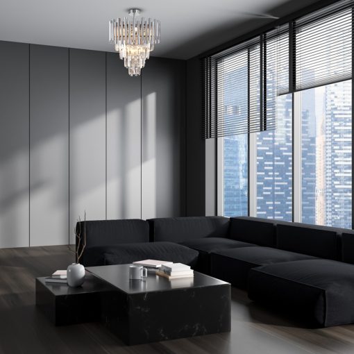 Ceiling  lamp MADISON CHROME 9xE14