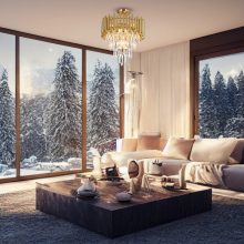 Ceiling  lamp MADISON GOLD 9xE14