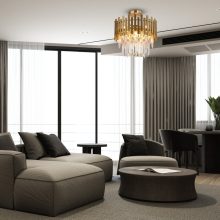 Ceiling  lamp ASPEN GOLD 6xE14