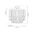 Ceiling  lamp ASPEN GOLD 6xE14