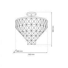 Ceiling  lamp CHELSEA CHROME 6xE14