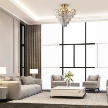 Ceiling  lamp CHELSEA GOLD 6xE14
