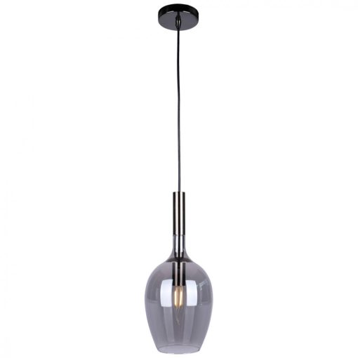 Pendant lamp LUGANO SMOKED 1xE14