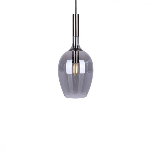 Pendant lamp LUGANO SMOKED 1xE14