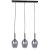 Pendant lamp LUGANO SMOKED 3xE14