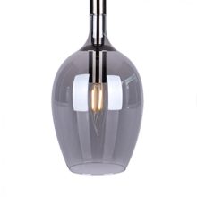 Pendant lamp LUGANO SMOKED 3xE14