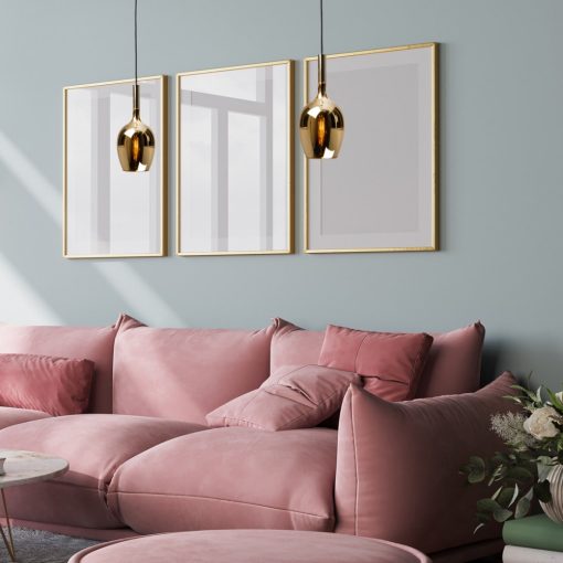 Pendant lamp LUGANO GOLD 1xE14