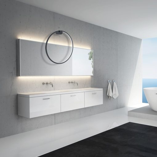 Wall lamp Saturno Black 25W LED