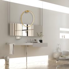 Wall lamp Saturno Gold 25W LED
