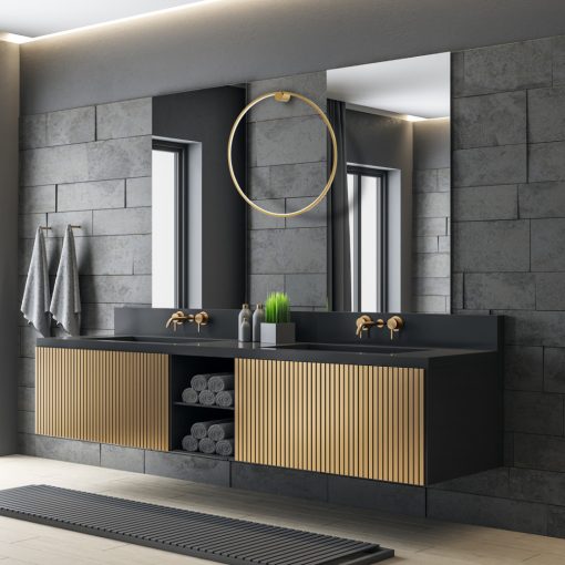 Wall lamp Saturno Gold 46W LED
