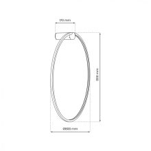 Wall lamp Saturno Gold 46W LED