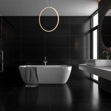 Pendant lamp Saturno Gold 46W LED