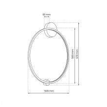 Ceiling  lamp Saturno Gold 25W LED